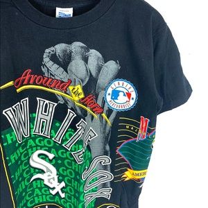 Vintage 90s Chicago Sox Shirt All Over Print